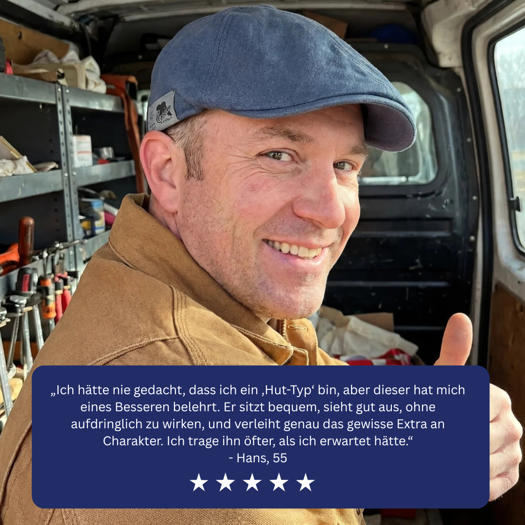 Urbane Schiebermütze – flache Passform